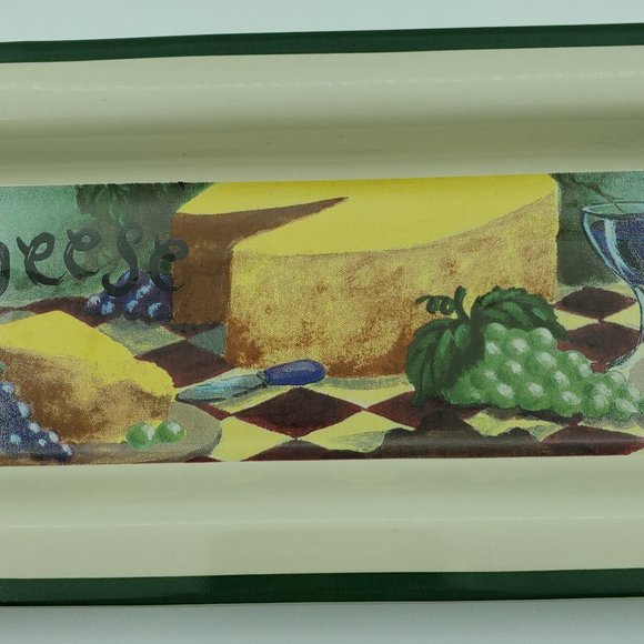 Papel Giftware Cheese Plate Cracker Serving Dish Relish Tray - Picture 4 of 8
